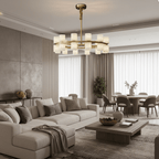 Lunara Marble Chandelier - fovolighting