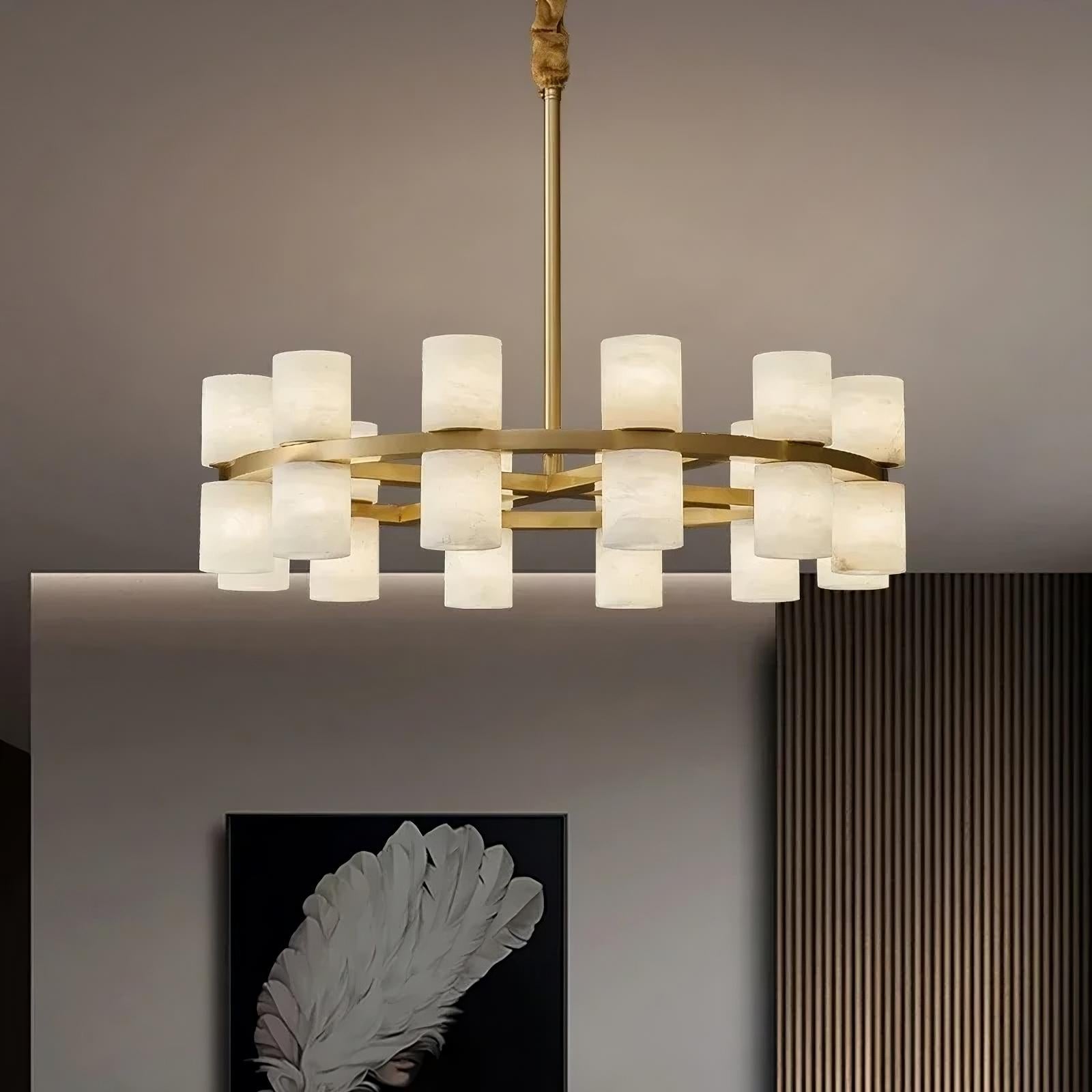 Lunara Marble Chandelier - fovolighting