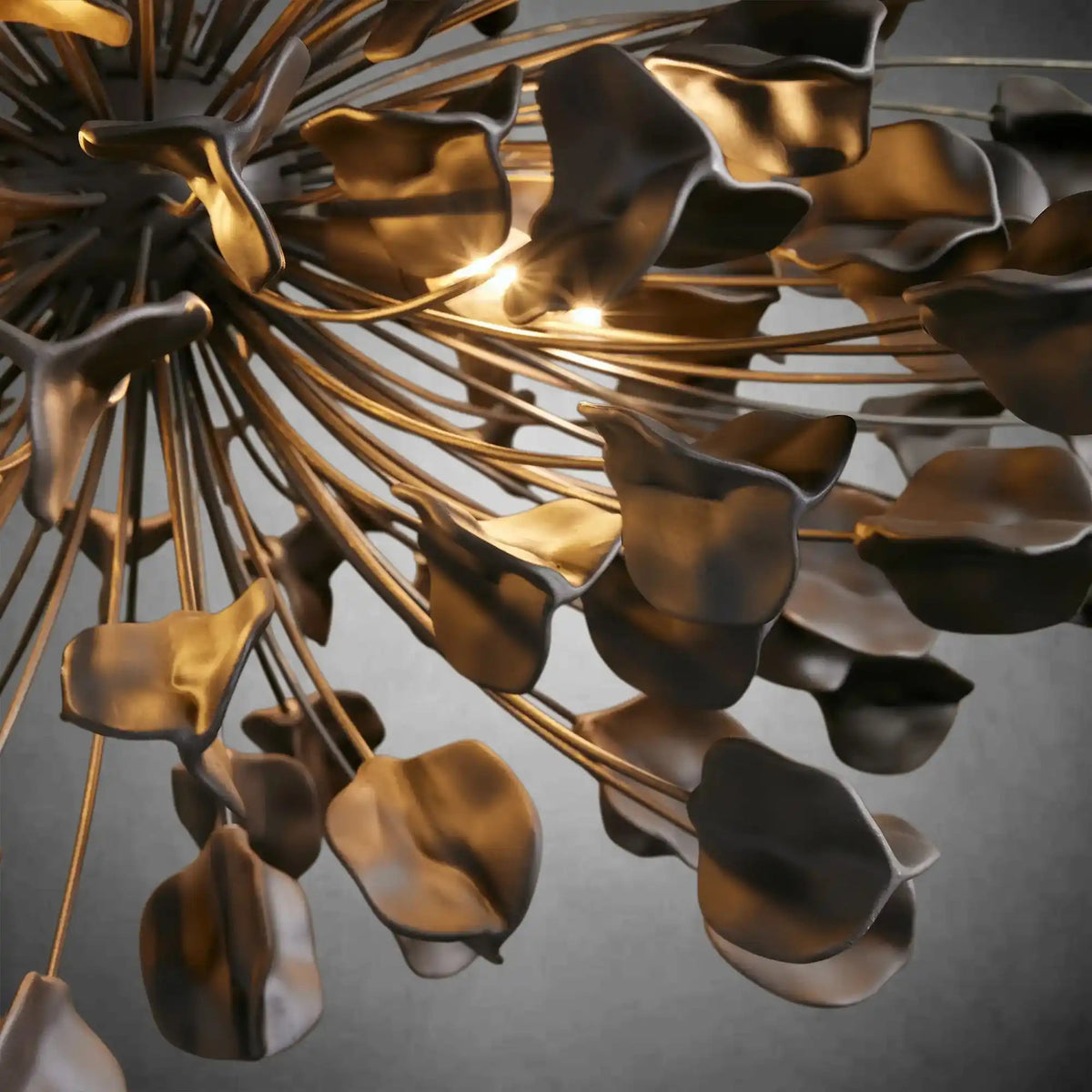 Lunaria Handcrafted Ceramic Petal Chandelier for Bedroom - fovolighting