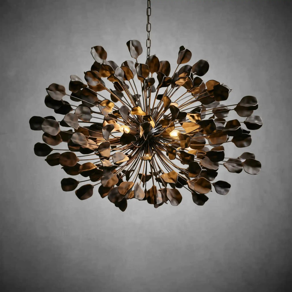 Lunaria Handcrafted Ceramic Petal Chandelier for Bedroom - fovolighting