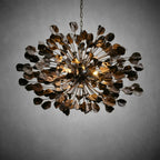 Lunaria Handcrafted Ceramic Petal Chandelier for Bedroom - fovolighting