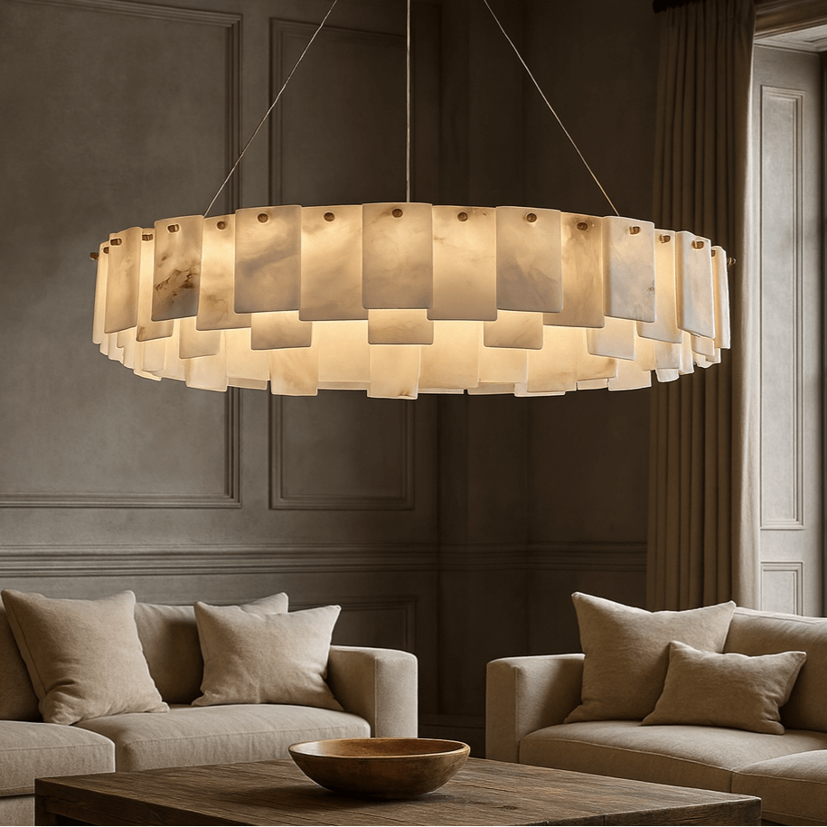 Lunaria Marble Chandelier - fovolighting