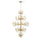 Luxury 5 - Tier Crystal Rods Luxury Gala Chandelier - fovolighting