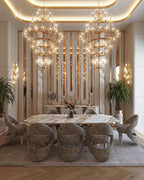 Luxury 5 - Tier Crystal Rods Luxury Gala Chandelier - fovolighting