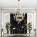 Luxury 5 - Tier Crystal Rods Luxury Gala Chandelier - fovolighting