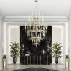 Luxury 5 - Tier Crystal Rods Luxury Gala Chandelier - fovolighting