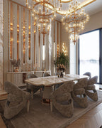 Luxury 5 - Tier Crystal Rods Luxury Gala Chandelier - fovolighting