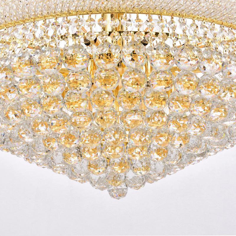 Luxury Crystal Chandelier for Grand Villa Hall and Duplex Staircase Lighting - fovolighting