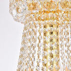 Luxury Crystal Chandelier for Grand Villa Hall and Duplex Staircase Lighting - fovolighting