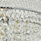 Luxury Crystal Chandelier for Grand Villa Hall and Duplex Staircase Lighting - fovolighting