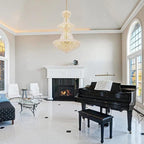 Luxury Crystal Chandelier for Grand Villa Hall and Duplex Staircase Lighting - fovolighting