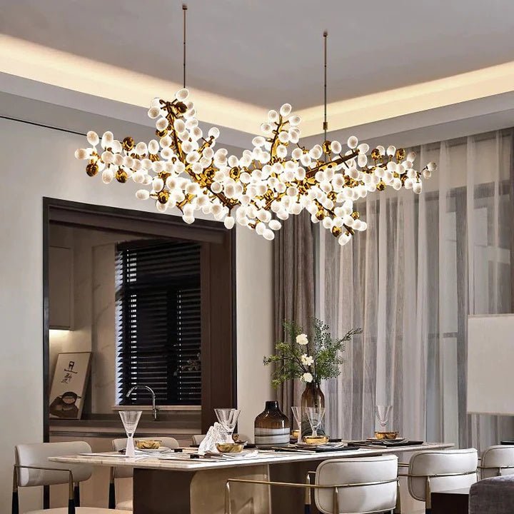 Luxury Escamoles Horizontal Grape Chandelier - fovolighting