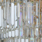 Luxury Hotel Hallway Ceiling Lighting Fixture Large Round Crystal Chandelier For Foyer Living Room Staircase - fovolighting