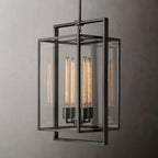 Lykke Glass Lantern Modern Pendant - fovolighting