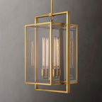 Lykke Glass Lantern Modern Pendant - fovolighting