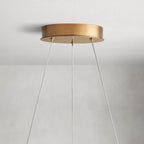 Lyla 2 - Tiered Halo Chandelier - fovolighting