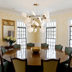 Lyla 2 - Tiered Halo Chandelier - fovolighting