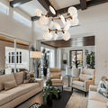 Lyla 2 - Tiered Halo Chandelier - fovolighting