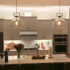 Machinise Glass Cloche Pendant Light - fovolighting
