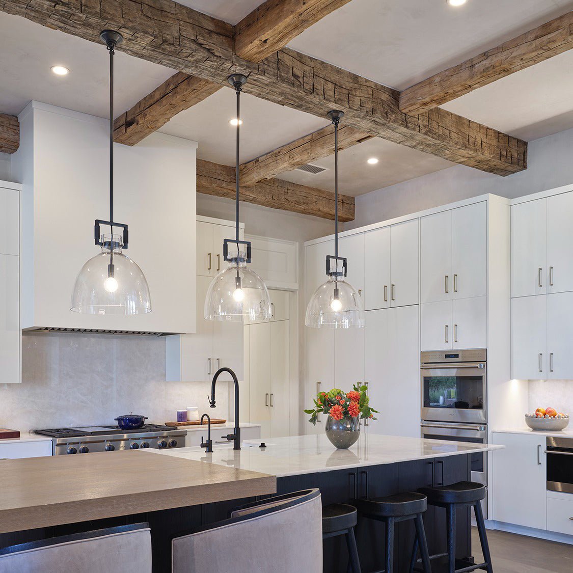 Machinise Glass Cloche Pendant Light - fovolighting