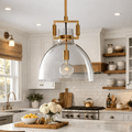 Machinise Glass Cloche Pendant Light - fovolighting