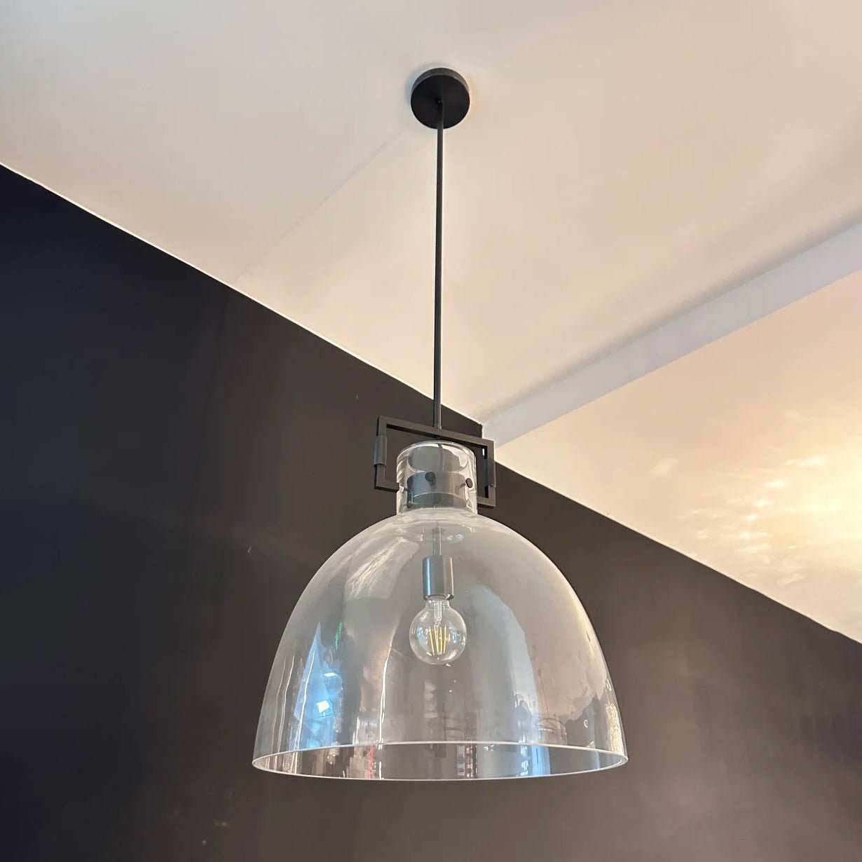 Machinise Glass Cloche Pendant Light - fovolighting