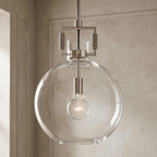 Machinise Glass Globe Pendant - fovolighting