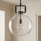 Machinise Glass Globe Pendant - fovolighting