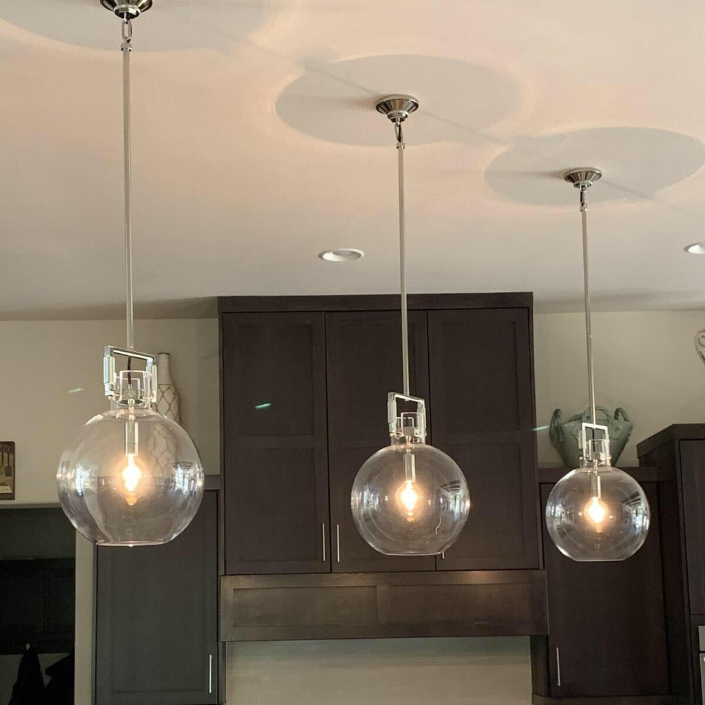 Machinise Glass Globe Pendant - fovolighting