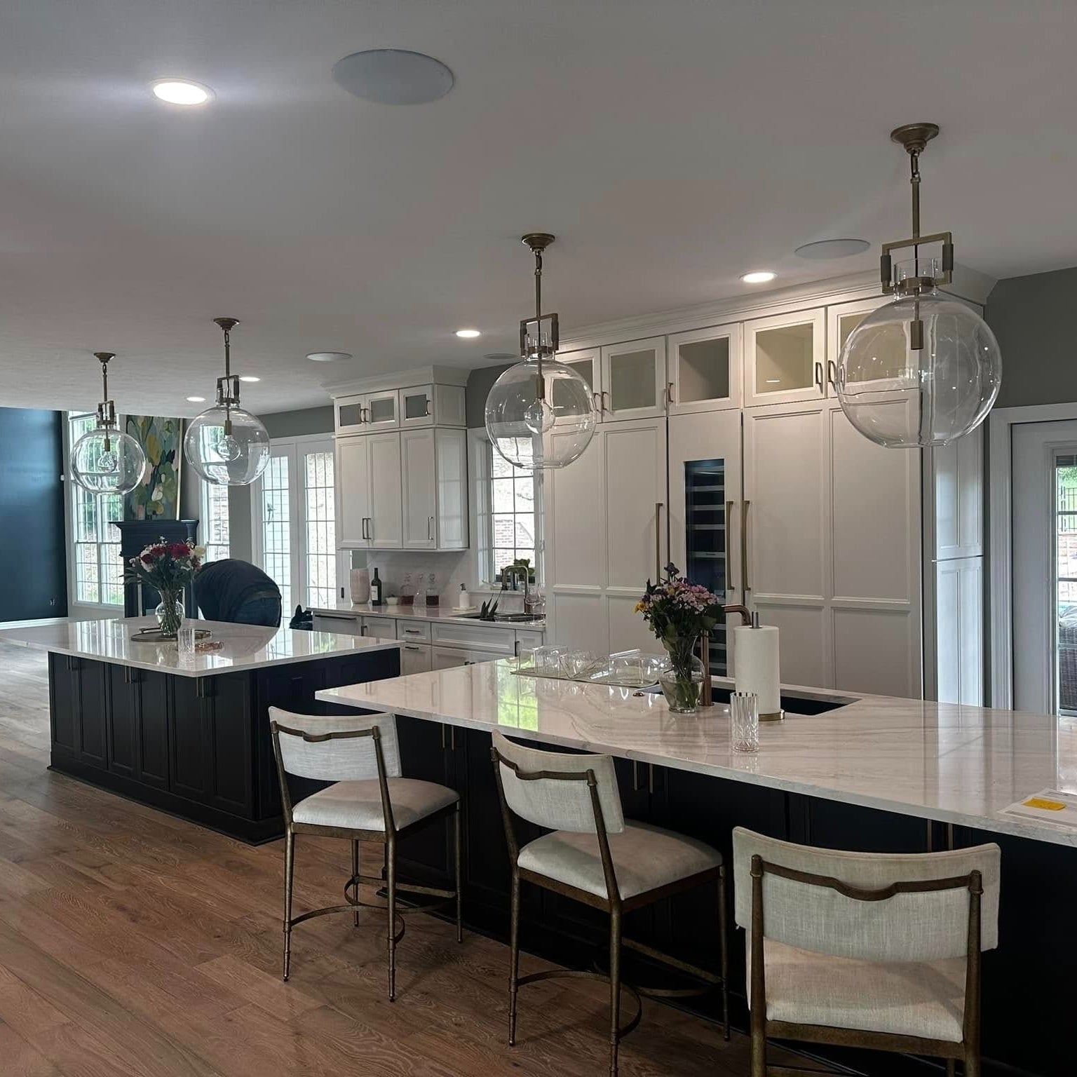 Machinise Glass Globe Pendant - fovolighting