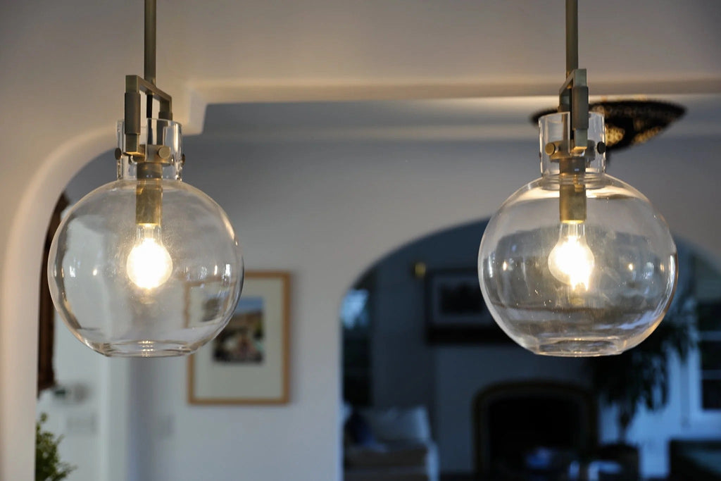 Machinise Glass Globe Pendant - fovolighting