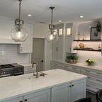 Machinise Glass Globe Pendant - fovolighting