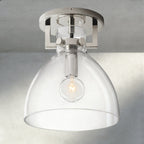 Machunst Glass Cloche Flushmount - fovolighting