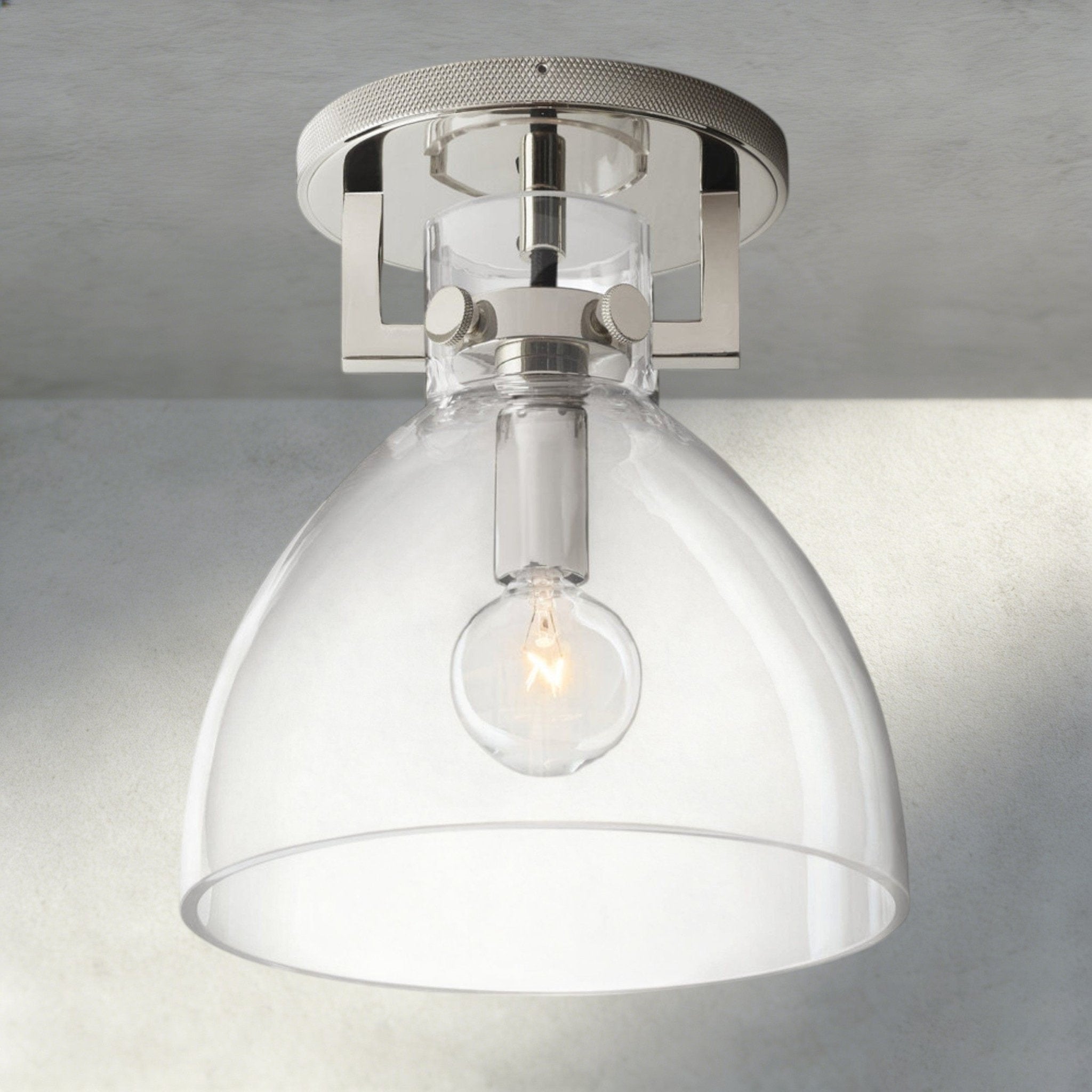 Machunst Glass Cloche Flushmount - fovolighting