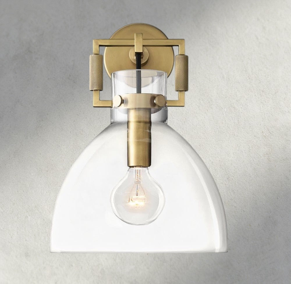 MACHUNST GLASS CLOCHE SCONCE 8", 10" - fovolighting