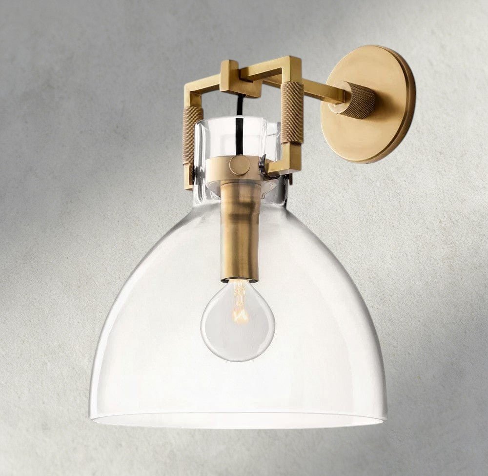 MACHUNST GLASS CLOCHE SCONCE 8", 10" - fovolighting