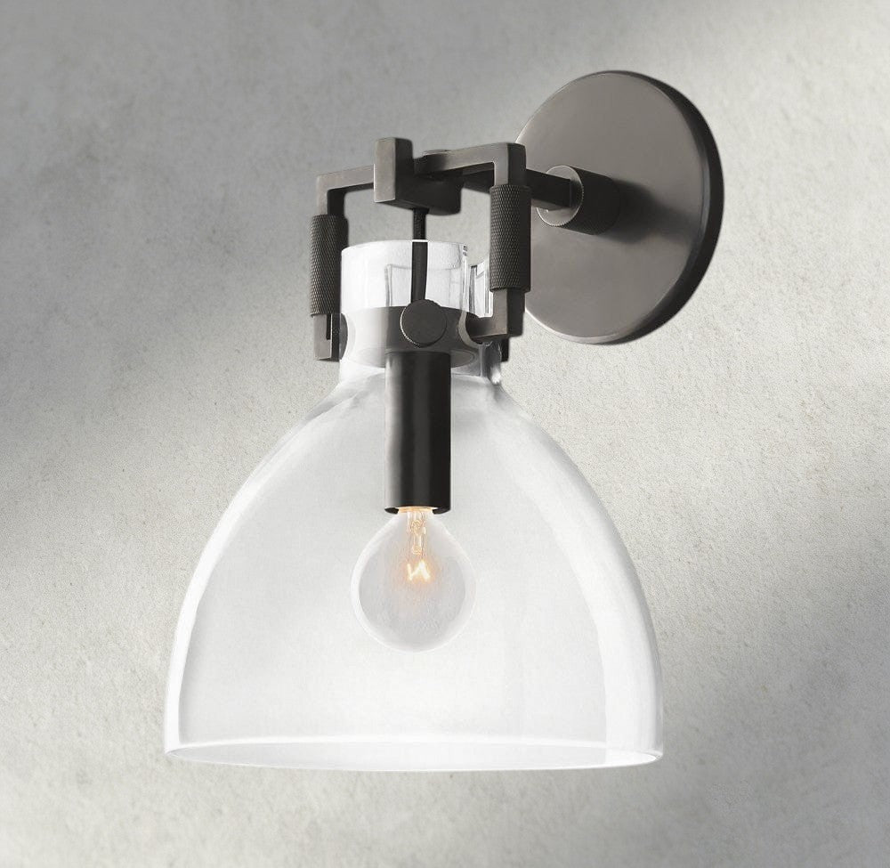 MACHUNST GLASS CLOCHE SCONCE 8", 10" - fovolighting