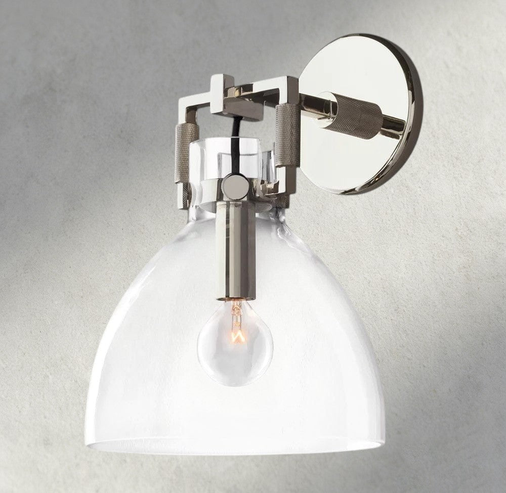 MACHUNST GLASS CLOCHE SCONCE 8", 10" - fovolighting
