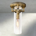 MACHUNST GLASS CYLINDER FLUSHMOUNT - fovolighting