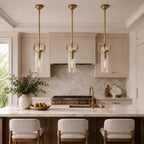 Machunst Glass Cylinder Pendant 12", 22" - fovolighting