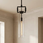Machunst Glass Cylinder Pendant 12", 22" - fovolighting