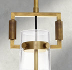 Machunst Glass Cylinder Pendant 12", 22" - fovolighting