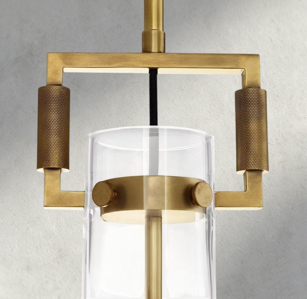 Machunst Glass Cylinder Pendant 12", 22" - fovolighting