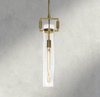 Machunst Glass Cylinder Pendant 12", 22" - fovolighting