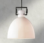 MACHUNST MILK GLASS CLOCHE PENDANT 10", 14", 18" - fovolighting