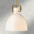 MACHUNST MILK GLASS CLOCHE PENDANT 10", 14", 18" - fovolighting