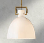 MACHUNST MILK GLASS CLOCHE PENDANT 10", 14", 18" - fovolighting
