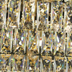 Magnificent Extra Large Foyer Hall Chandelier Tiered Crystal Ceiling Lighting Fixture For Living Room Decor - fovolighting