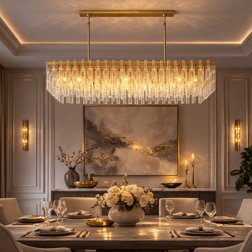 Marignam Rectangular Chandelier - fovolighting