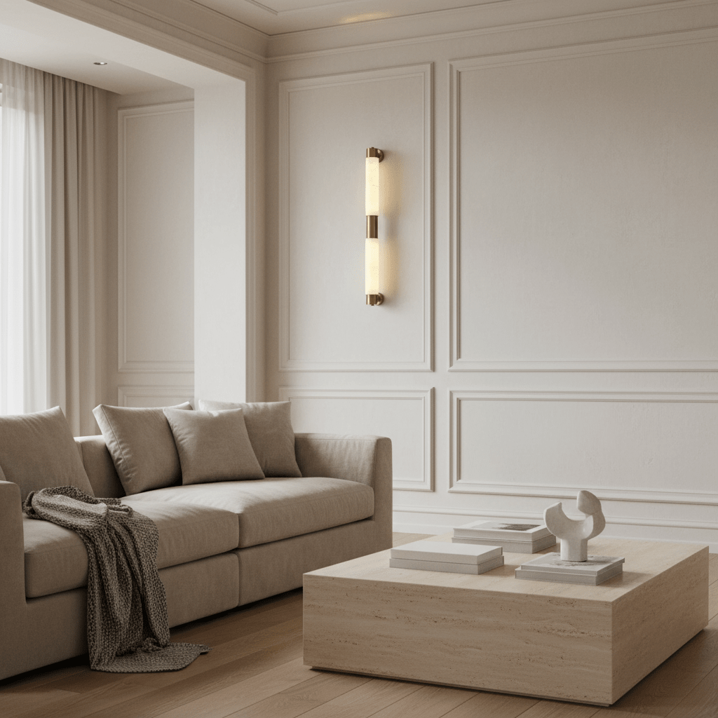 Maris Natural Marble Sconce - fovolighting
